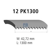 DT Spare Parts 3.34329 - Correa trapecial poli V