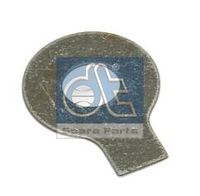 DT Spare Parts 4.61326 - Chapa de soporte, perno zapata de frenos