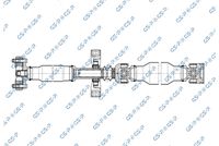 GSP PS901708 - árbol cardán