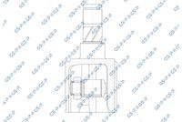 GSP 605072 - Juego de articulación, árbol de transmisión