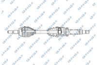GSP 201495OL - Árbol de transmisión