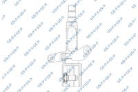 GSP 603483 - Juego de articulación, árbol de transmisión