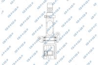 GSP 603518 - Juego de articulación, árbol de transmisión
