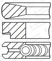 GOETZE ENGINE 08-103900-00 - Juego de aros de pistón