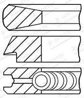 GOETZE ENGINE 08-114400-45 - Juego de aros de pistón