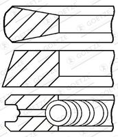 GOETZE ENGINE 08-114700-00 - Juego de aros de pistón