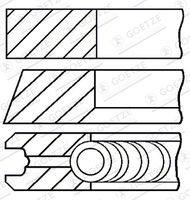 GOETZE ENGINE 08-114900-00 - Juego de aros de pistón