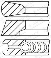 GOETZE ENGINE 08-123200-00 - Juego de aros de pistón