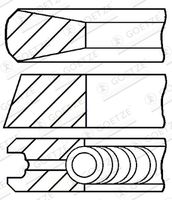 GOETZE ENGINE 08-136500-00 - Juego de aros de pistón