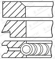 GOETZE ENGINE 08-215300-10 - Juego de aros de pistón