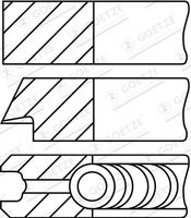 GOETZE ENGINE 08-323400-10 - Juego de aros de pistón