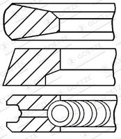 GOETZE ENGINE 08-420900-00 - Juego de aros de pistón