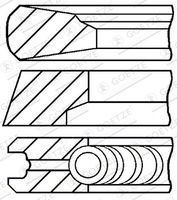 GOETZE ENGINE 08-428900-00 - Juego de aros de pistón