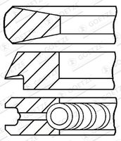 GOETZE ENGINE 08-431100-00 - Juego de aros de pistón