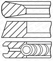 GOETZE ENGINE 08-443200-00 - Juego de aros de pistón