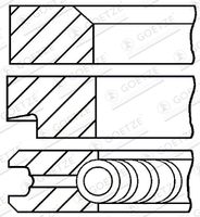 GOETZE ENGINE 08-438500-00 - Juego de aros de pistón