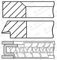 GOETZE ENGINE 08-785011-00 - Juego de aros de pistón