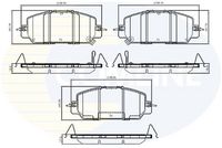 COMLINE CBP33528 - Juego de pastillas de freno