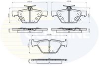 COMLINE CBP33651 - Juego de pastillas de freno