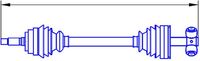 SERCORE 12805R - Árbol de transmisión