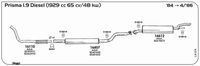 SIGAM LA074 - Sistema de gases de escape