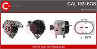 CASCO CAL15316GS - Alternador