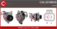 CASCO CAL32108GS - Alternador