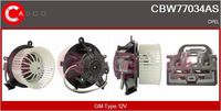 CASCO CBW77034AS - Ventilador habitáculo