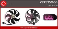 CASCO CEF73306GS - Ventilador, refrigeración del motor