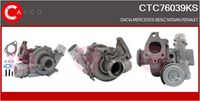 CASCO CTC76039KS - Turbocompresor, sobrealimentación