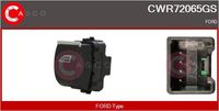 CASCO CWR72065GS - Interruptor, elevalunas