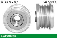 LUCAS LOPA0075 - Rueda libre alternador