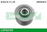 LUCAS LOPA0163 - Rueda libre alternador