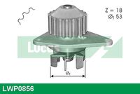 LUCAS LWP0856 - Bomba de agua, refrigeración del motor