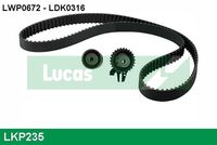 LUCAS LKP235 - Bomba de agua + kit correa distribución