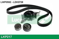 LUCAS LKP217 - Bomba de agua + kit correa distribución