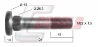 CASALS 21133 - Perno de rueda