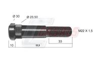 CASALS 21265 - Perno de rueda