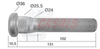 CASALS 21533 - Perno de rueda