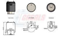CASALS B1046 - Fuelle, suspensión neumática