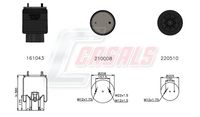 CASALS B1092 - Fuelle, suspensión neumática