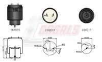 CASALS B1131 - Fuelle, suspensión neumática