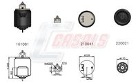 CASALS B1140 - Fuelle, suspensión neumática