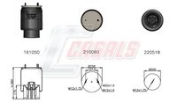 CASALS B1096 - Fuelle, suspensión neumática