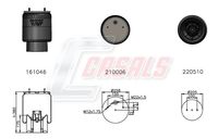 CASALS B1091 - Fuelle, suspensión neumática