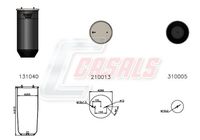 CASALS B1132 - Fuelle, suspensión neumática