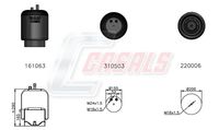 CASALS B1114 - Fuelle, suspensión neumática