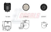 CASALS B1121 - Fuelle, suspensión neumática