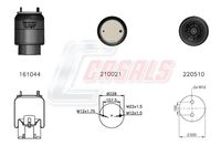 CASALS B1194 - Fuelle, suspensión neumática