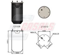 CASALS B2334 - Fuelle, suspensión neumática